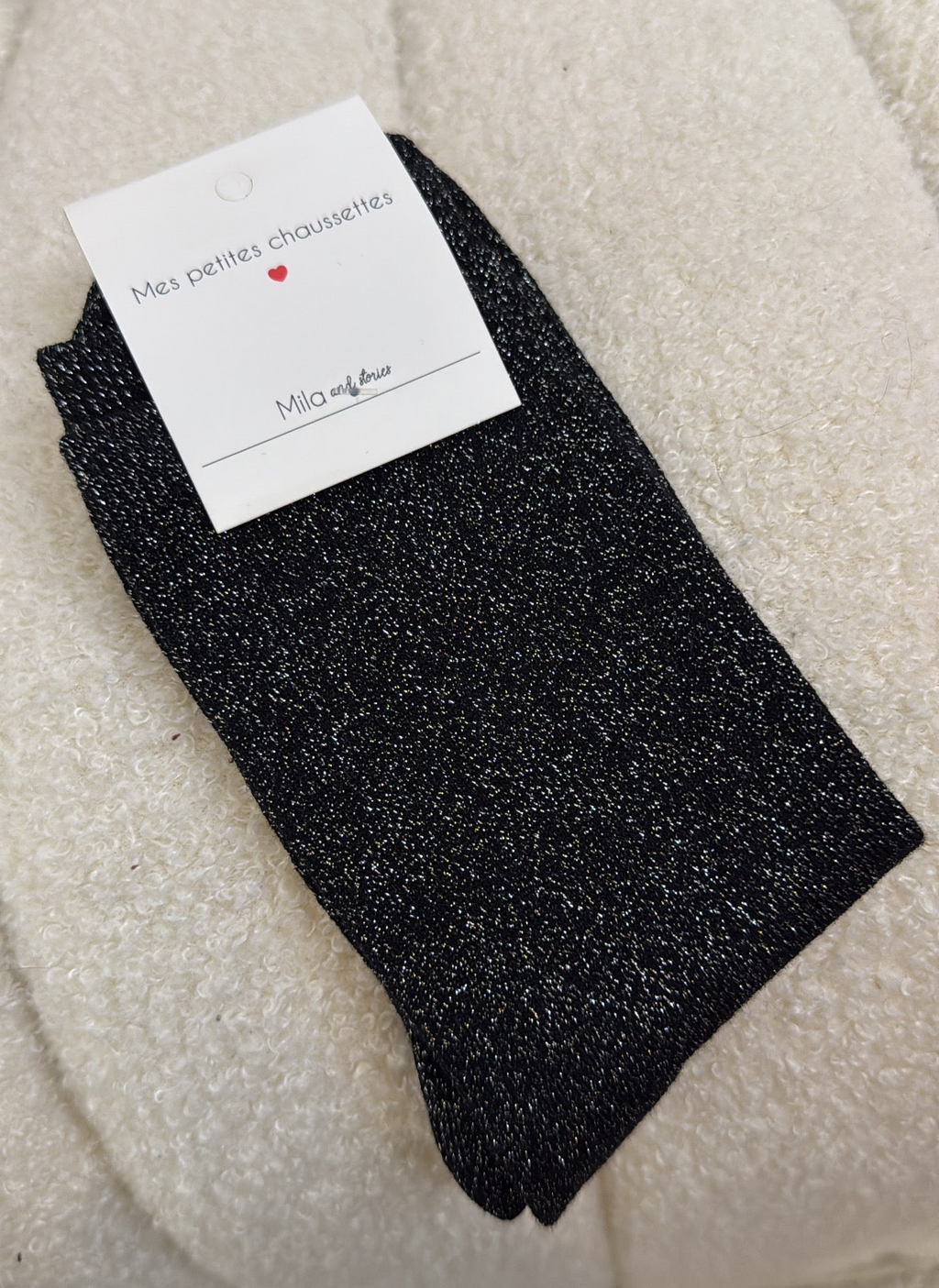 Chaussettes hautes pailletées