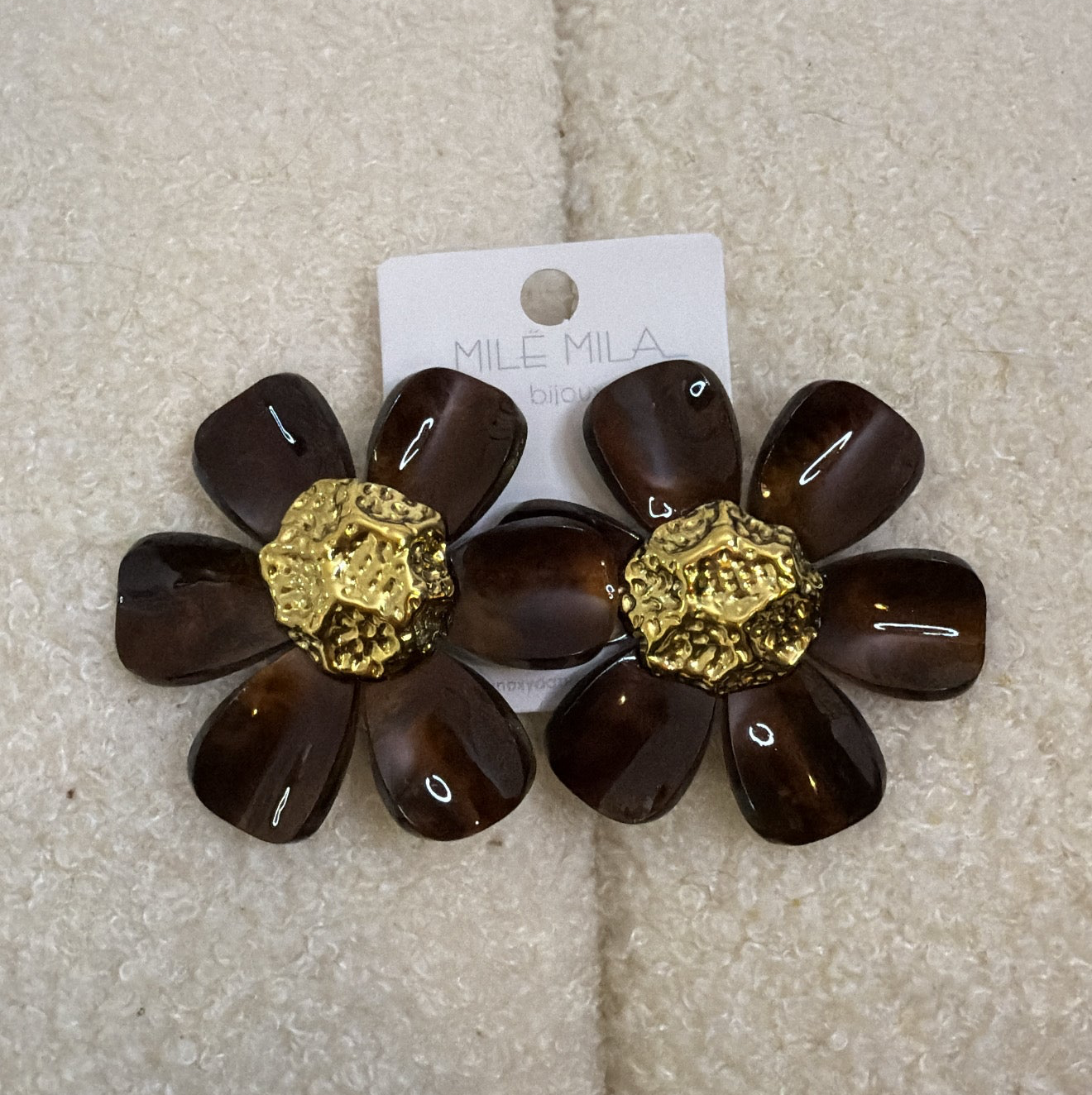 Boucles d’oreilles fleurs