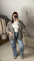 Cardigan à franges