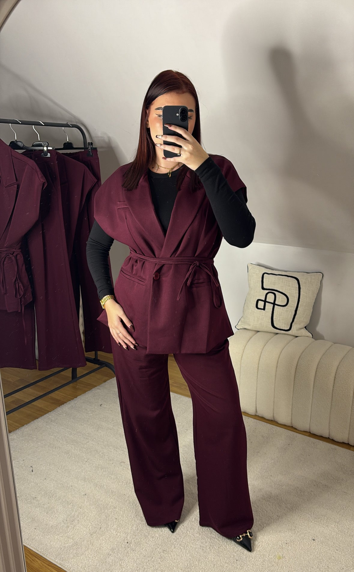 Ensemble blazer ajusté