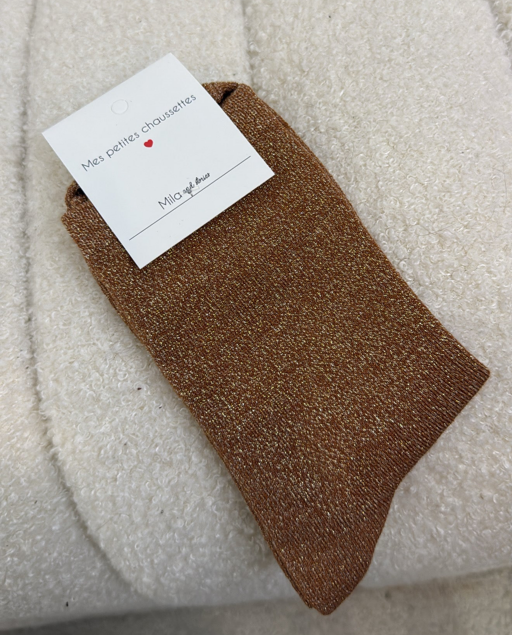 Chaussettes hautes pailletées